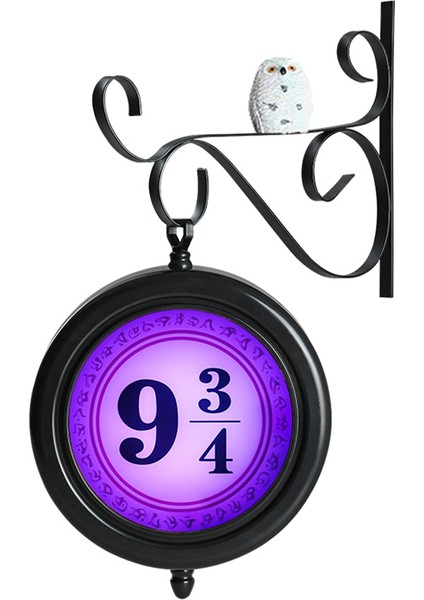 Platform 9 3/4 Tabela Dekoratif Işık, Şarj Edilebilir Asma Duvar Asma Dekoratif, Rgb Uzaktan Kumandalı ve Işıklı (Yurt Dışından)