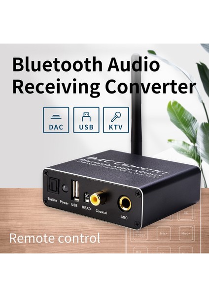 Dijital Dac Dekoder Optik - Rca Dönüştürücü Bluetooth 5.0 Alıcı Optik Koaksiyel Dijital Ses - Analog Dönüştürücü (Yurt Dışından)