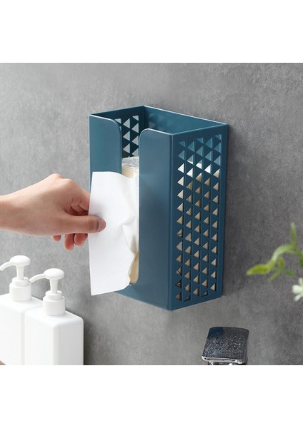 Ev Kağıt Kutusu, Duvara Monte Kağıt Kutusu, Delinmeyen Plastik Avrupa Tarzı Çok Fonksiyonlu Kağıt Mendil Kutusu (Yurt Dışından)