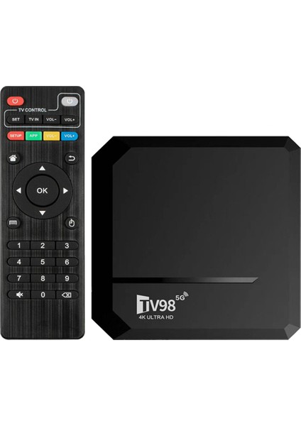 TV98 Bt Tv Kutusu 2g + 16G Allwinner H313 Android 12.1 Akıllı Tv Kutusu 2.4g + 5g Wıfı + Bt 4.0 4KX2K TV98 Medya Oynatıcı Ab Tak (Yurt Dışından) modelleri