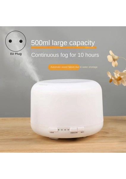 500 ml Elektrikli Hava Temizleme Nemlendirici Aromaterapi Uçucu Yağ Difüzörü Atmosfer Işığı ile Hediye Için Ab Tak (Yurt Dışından) fiyatları