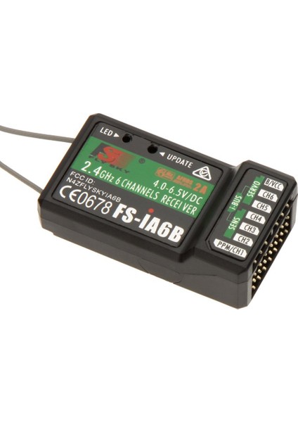 Ibus Bağlantı Noktası Uyumlu I4 I6 I10 Verici ile 2.4g -IA6B 6 Kanal Alıcı Ppm Çıkışı (Yurt Dışından) fırsatları