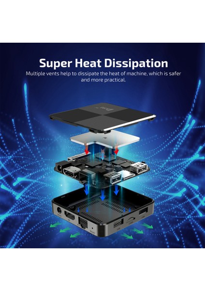 TV98MINI Tv Kutusu 2g + 16G S905W2 2.4g ve 5g Wifi 4K Android 11 Akıllı Tv Kutusu TV98 Medya Oynatıcı Ab Tak (Yurt Dışından)