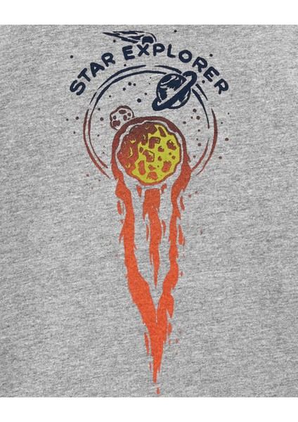 Küçük Erkek Çocuk Tshirt Gri fırsatları