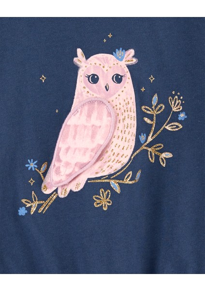 Küçük Kız Çocuk Tshirt Mavi modelleri