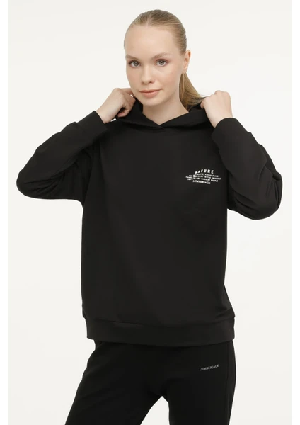 Wl Anna 17CT1179 3pr Siyah Kadın Sweatshirt