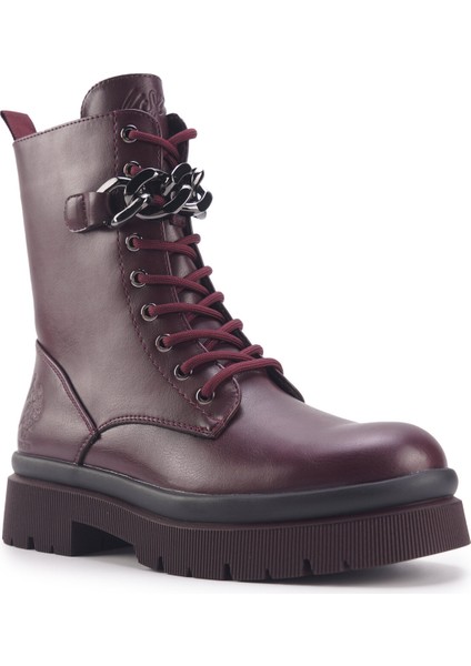 Adel 3pr Bordo Kadın Rock Bot fiyatları