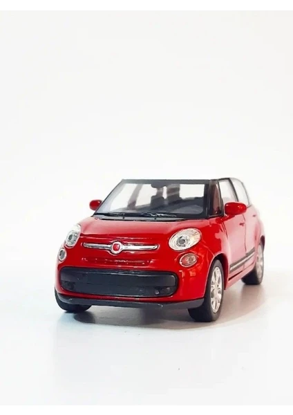 Fiat 500L 1:38 Model Maket Araba Kırmızı