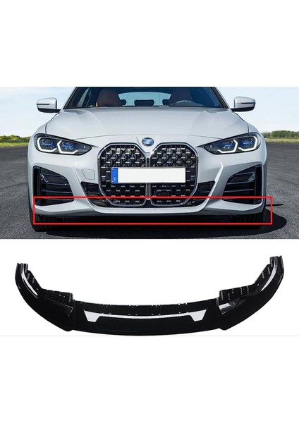 Bmw G22 4 Serisi Için Uyumlu M Performance Ön Lip (2 Kapı)
