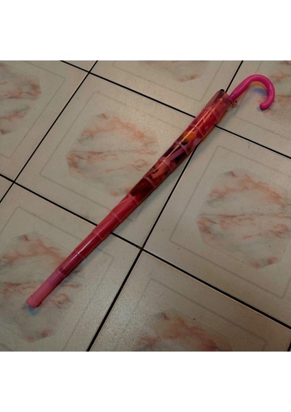 Plastik Korumalı Kapaklı Kız Çocuk Şemsiyesi Baston 8 Tel (Teleskopik) fiyatları