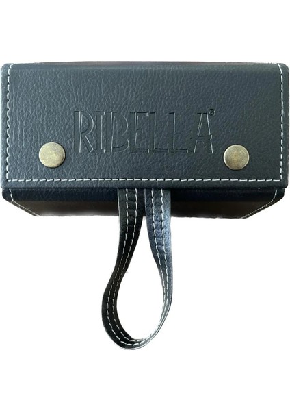 El Yapımı 5'lı Deri Güneş Gözlüğü Kılıfı Seyahat Çantası Siyah