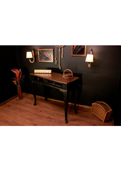 Wooding 100 cm Masif Ceviz Siyah Dresuar modelleri