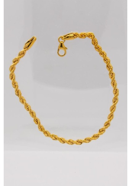 14 Ayar Altın Bileklik 2 mm Halat Zincir Bileklik Kadın Bileklik fırsatları