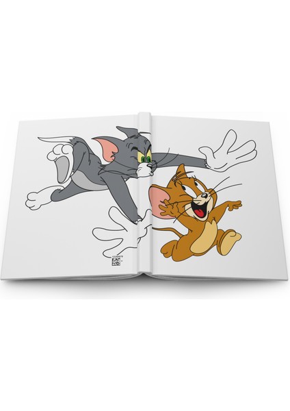 Lilya Sticker Tom & Jerry 3 Boyutlu Kabartmalı 5'li Sticker Seti