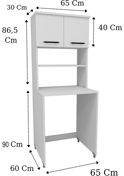 Enda Home Çamaşır Makinesi Dolabı 3 Raflı Kapaklı Banyo Dolabı Beyaz fırsatları
