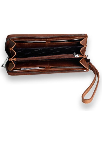 Antik Kahverengi - Taba Çok Fonksiyonlu Hakiki Deri Cüzdan ve El Çantası Erkek / Kadın P3071 indirimleri