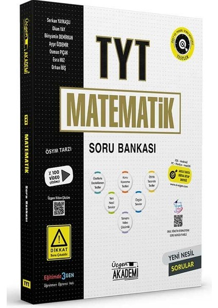 Tyt Matematik Soru Bankası Üçgen Akademi Yayınlar