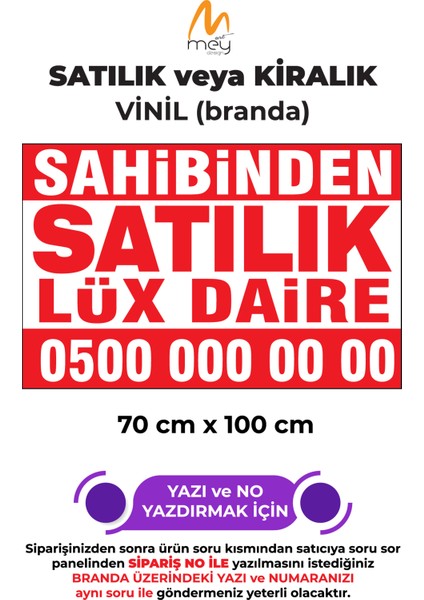 70X100 cm Sahibinden Satılık Dijital Baskı Branda - Kişiye Özel Baskılı fırsatları