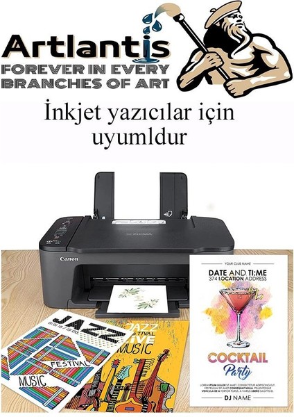 A3 Sertifika Kağıdı Kalın 25 Adet Gramajlı Fotokopi Kağıdı 220 gr Tüm Yazıcılara Uyumlu 29.7X42 cm Kalın Baskı Kağıdı