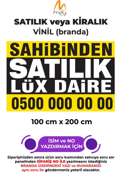 200X100 cm Sahibinden Satılık Dijital Baskı Branda - Kişiye Özel Baskılı fırsatları