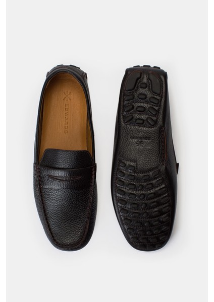 Erkek Kahverengi Deri Loafer fırsatları