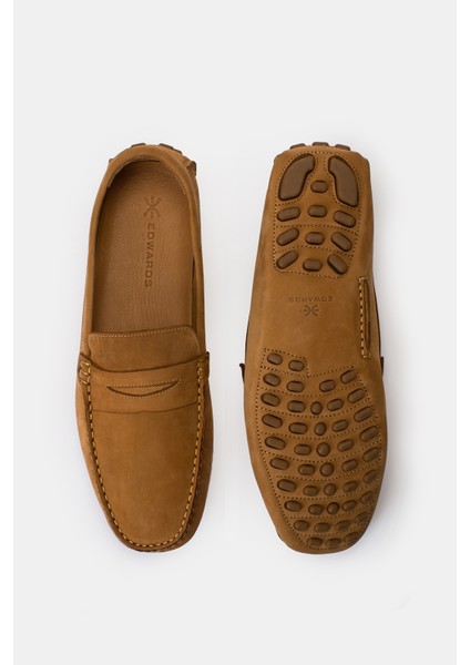 Erkek Camel Nubuk Loafer fırsatları