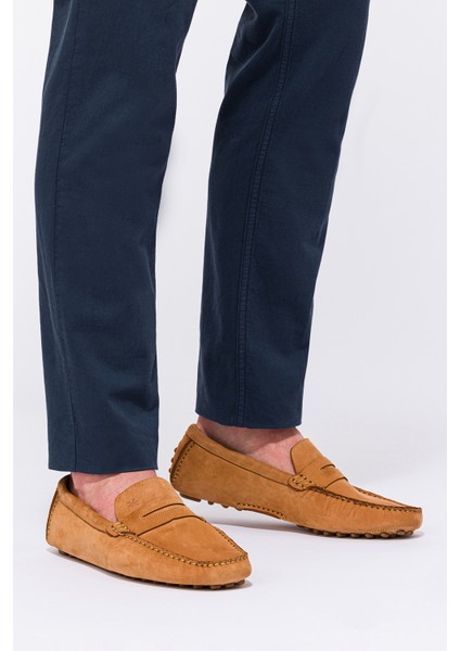 Erkek Camel Nubuk Loafer indirimleri