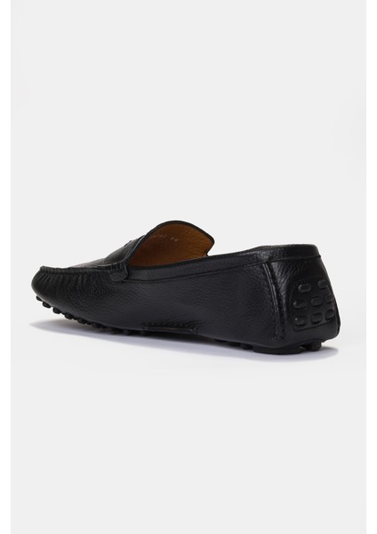 Erkek Siyah Deri Loafer fiyatları