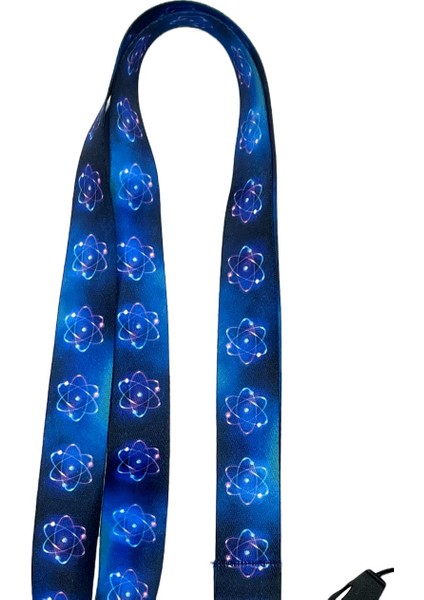 Atom Model Boyun Ipi Telefon Askısı