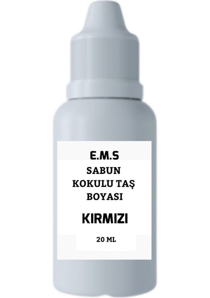 Kırmızı Sabun ve Kokulu Taş Boyası 20 ml Hobi Boyası