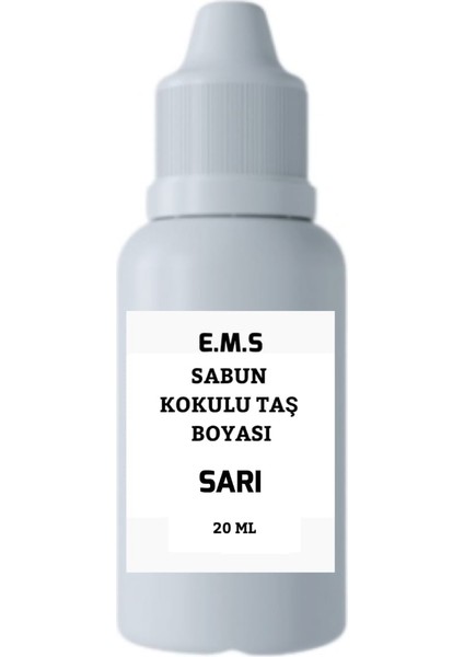 Sarı Sabun ve Kokulu Taş Boyası 20 ml Hobi Boyası