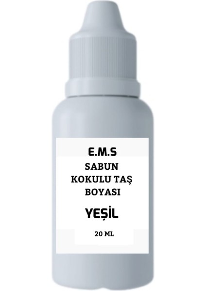 Yeşil Sabun ve Kokulu Taş Boyası 20 ml Hobi Boyası
