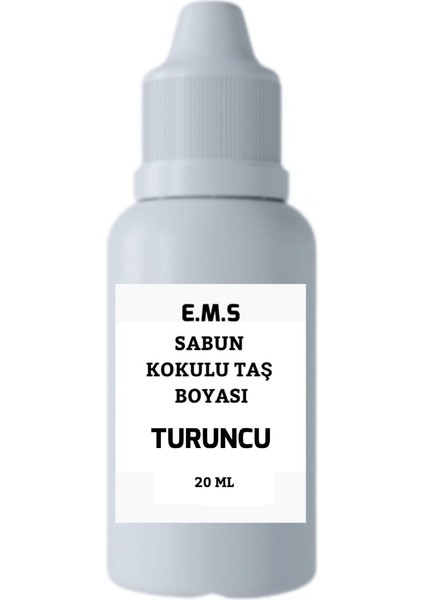 Turuncu Sabun ve Kokulu Taş Boyası 20 ml Hobi Boyası