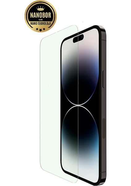 iPhone 15 Pro Uyumlu Nano Ekran Koruyucu Kırılmaz Cam