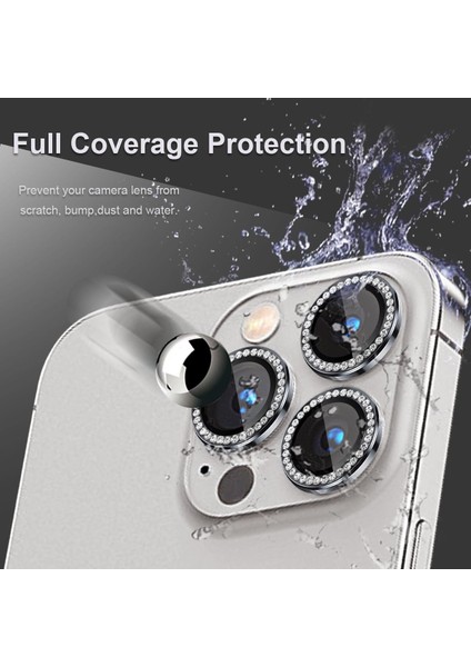 iPhone 15 Pro Uyumlu 9h Temperli Cam Kamera Lens Koruyucu fiyatları