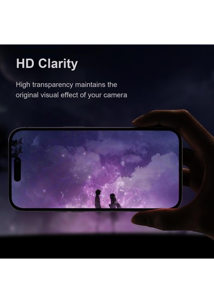 iPhone 15 Pro Uyumlu 9h Temperli Cam Kamera Lens Koruyucu modelleri