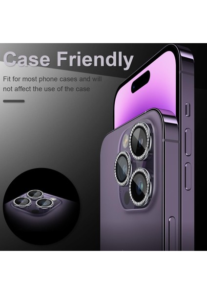 iPhone 15 Pro Uyumlu 9h Temperli Cam Kamera Lens Koruyucu indirimleri