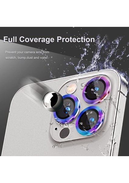 iPhone 15 Pro Uyumlu 9h Temperli Cam Kamera Lens Koruyucu fiyatları
