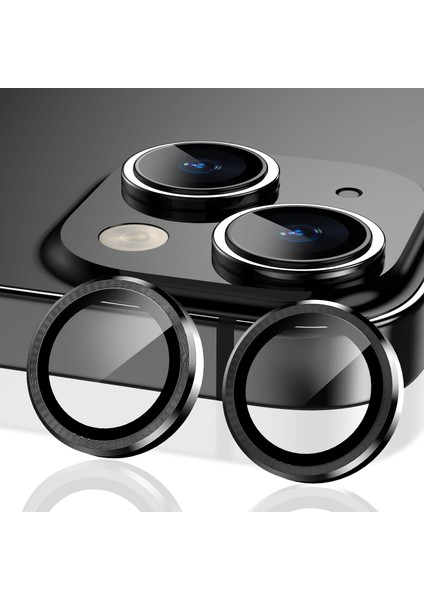iPhone 15 Uyumlu Çizilmeyi Önleyen Halka Kamera Lens Koruyucu