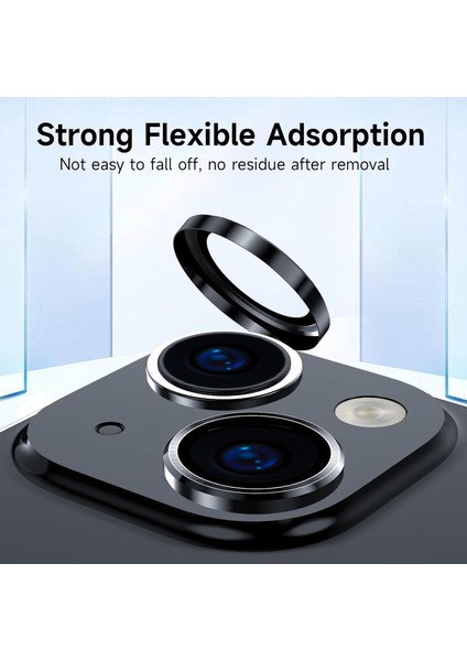 iPhone 15 Uyumlu Çizilmeyi Önleyen Halka Kamera Lens Koruyucu modelleri