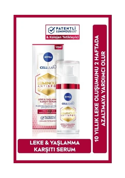 Cellular Luminous 630 Leke Karşıtı Serum 30 ml