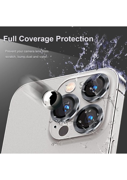 iPhone 15 Pro Uyumlu 9h Temperli Cam Kamera Lens Koruyucu fiyatları