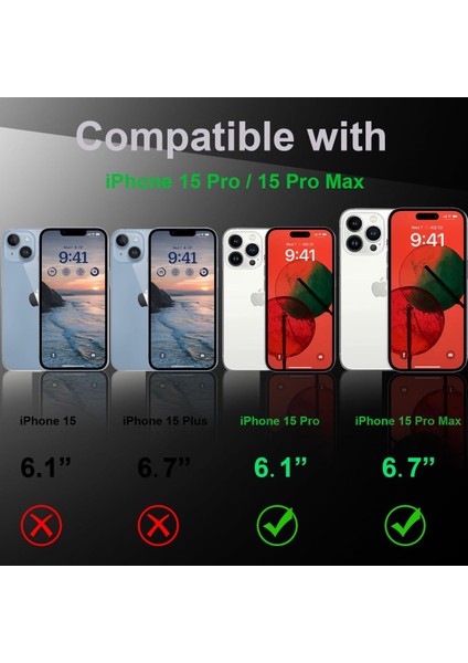 iPhone 15 Pro Uyumlu 9h Temperli Cam Kamera Lens Koruyucu fırsatları