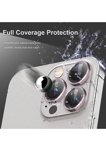 iPhone 15 Pro Uyumlu 9h Temperli Cam Kamera Lens Koruyucu fiyatları