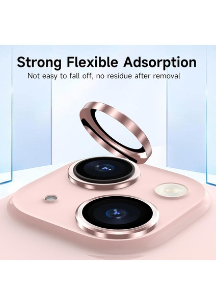 iPhone 15 Uyumlu Çizilmeyi Önleyen Halka Kamera Lens Koruyucu modelleri