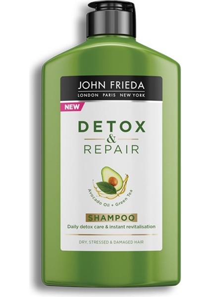 John Frieda Detox Onarıcı Şampuan 250 ml Kuru Yıpr