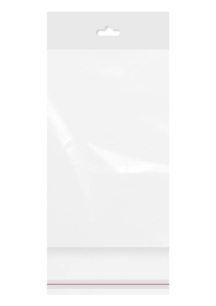 Askılı (Meksika Şapka) Bantlı Şeffaf Opp Torba 13 x 21+9 cm 500 Adet