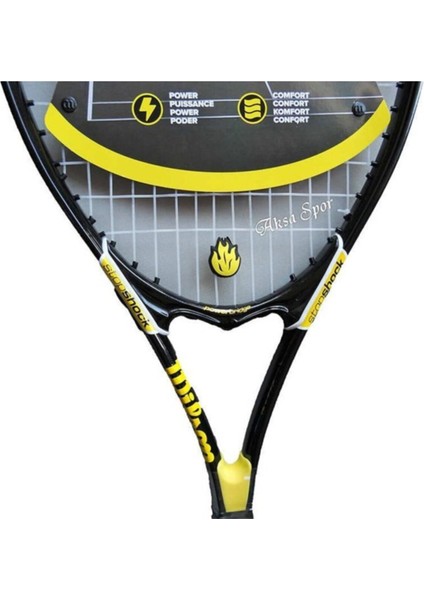 Tenis Raketi Titreşim Önleyici Sarı Alev Model