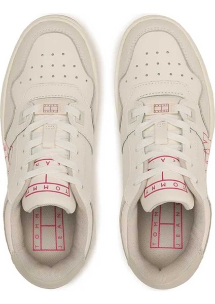 Tommy Hilfiger Kadın  Retro Basket Cupsole Sneaker EN0EN02264