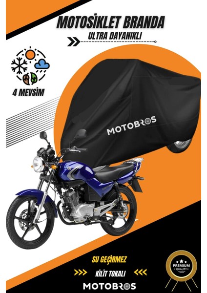 Yamaha Ybr Siyah Su Geçirmez Dayanıklı Motosiklet Brandası (En Kalın) Kumaş Ömürlük Kullanım fiyatları